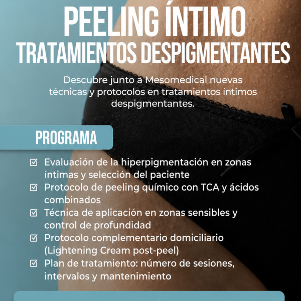 Webinar | Peeling Íntimo Tratamientos Despgimentantes  22/07/26