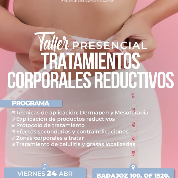 Taller: Tratamientos corporales reductivos 24/04/26