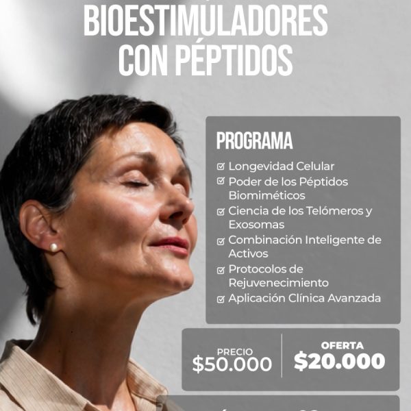 Webinar | Telomeros, Exosomas y Bioestimuladores con péptidos 02/09/26